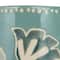 Hello Honey; Hello Honey® 8" Blue Hand-Painted Wax Relief Pattern Stoneware Pitcher; Category:Pitchers; Image:9